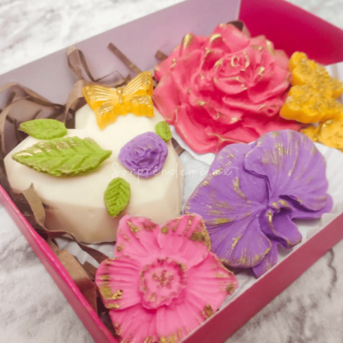 Alternative view of Caja de Flores de Chocolate Turin 🌸