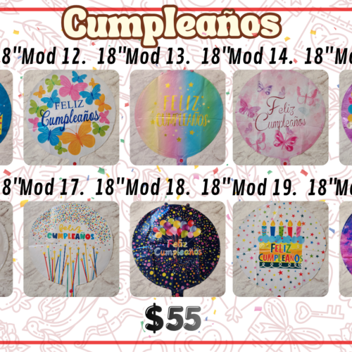 Alternative view of Globos de Cumpleaños