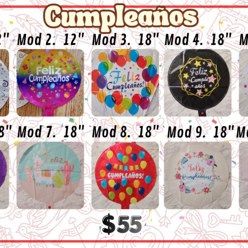 Globos de Cumpleaños