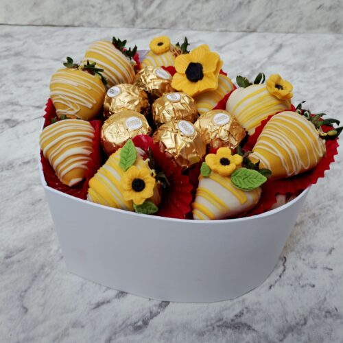 Corazon Fresas y ferrero