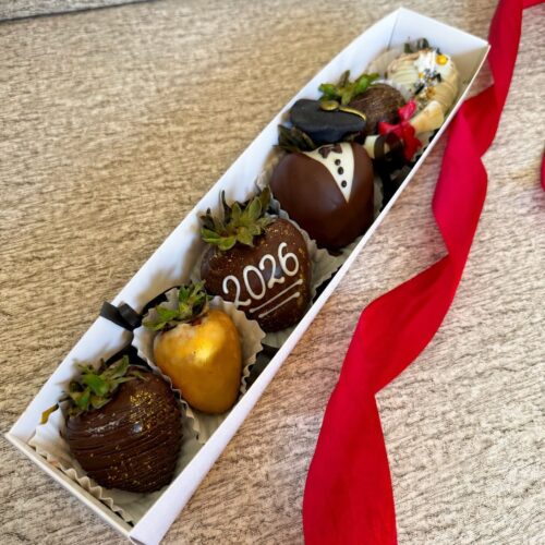 Caja de 6 Fresas Graduación
